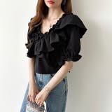 フリルブラウス オフショルダー 夏トップス | COCOMOMO | 詳細画像27