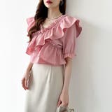 フリルブラウス オフショルダー 夏トップス | COCOMOMO | 詳細画像3