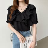 フリルブラウス オフショルダー 夏トップス | COCOMOMO | 詳細画像30