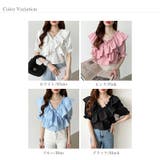 フリルブラウス オフショルダー 夏トップス | COCOMOMO | 詳細画像35