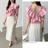 フリルブラウス オフショルダー 夏トップス | COCOMOMO | 詳細画像6