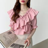 フリルブラウス オフショルダー 夏トップス | COCOMOMO | 詳細画像7