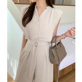 セットアップ夏 ノースリーブシャツ ワイドパンツ | COCOMOMO | 詳細画像2