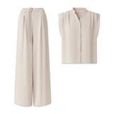 セットアップ夏 ノースリーブシャツ ワイドパンツ | COCOMOMO | 詳細画像26