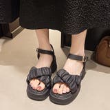 クロスベルト厚底ヒールサンダル サンダル 厚底 | COCOMOMO | 詳細画像10 