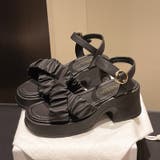 クロスベルト厚底ヒールサンダル サンダル 厚底 | COCOMOMO | 詳細画像13 