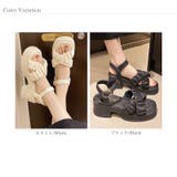 クロスベルト厚底ヒールサンダル サンダル 厚底 | COCOMOMO | 詳細画像19 