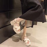 クロスベルト厚底ヒールサンダル サンダル 厚底 | COCOMOMO | 詳細画像5 