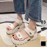 アイボリー | スポーツサンダル 厚底サンダル サンダル | COCOMOMO