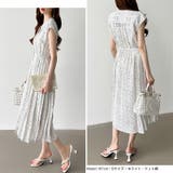 フレンチスリーブワンピース 夏ワンピース 総柄ワンピース | COCOMOMO | 詳細画像28