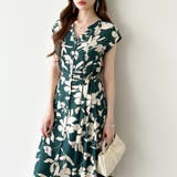 フレンチスリーブワンピース 夏ワンピース 総柄ワンピース | COCOMOMO | 詳細画像50 