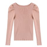 リブニット パフショルダーニット 長袖ニット | COCOMOMO | 詳細画像71 