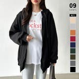 ブラック | 裏起毛バックロゴパーカー 裏起毛 オーバーサイズパーカー | COCOMOMO