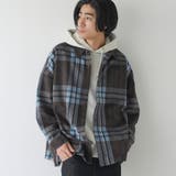 【WEB限定】POLO BCS（ポロ ビーシーエス）シャギーチェックシャツ（MD | coen【men】 | 詳細画像1 