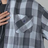 【WEB限定】POLO BCS（ポロ ビーシーエス）ガーゼチェックシャツパーカー | coen【men】 | 詳細画像14 