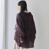 【WEB限定】POLO BCS（ポロ ビーシーエス）ガーゼチェックシャツパーカー | coen【men】 | 詳細画像6 