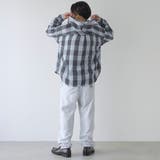 【WEB限定】POLO BCS（ポロ ビーシーエス）ガーゼチェックシャツパーカー | coen【men】 | 詳細画像9 