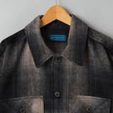 【WEB限定】POLO BCS 起毛シャギーチェックCPOシャツ（BLACK） | coen【men】 | 詳細画像3 