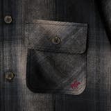 【WEB限定】POLO BCS 起毛シャギーチェックCPOシャツ（BLACK） | coen【men】 | 詳細画像7 