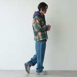 【WEB限定】POLO BCS 起毛シャギーチェックCPOシャツ（KELLY） | coen【men】 | 詳細画像3 