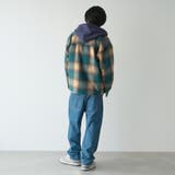 【WEB限定】POLO BCS 起毛シャギーチェックCPOシャツ（KELLY） | coen【men】 | 詳細画像4 