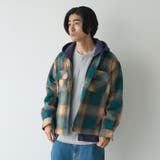 【WEB限定】POLO BCS 起毛シャギーチェックCPOシャツ（KELLY） | coen【men】 | 詳細画像5 