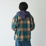 【WEB限定】POLO BCS 起毛シャギーチェックCPOシャツ（KELLY） | coen【men】 | 詳細画像7 