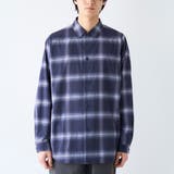 楽はおりオンブレチェックシャツ【ストレッチ、防シワ】 | coen【men】 | 詳細画像24 