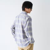 楽はおりオンブレチェックシャツ【ストレッチ、防シワ】 | coen【men】 | 詳細画像7 