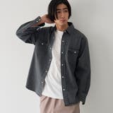 BLACK | デニムウエスタンシャツ | coen【men】
