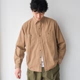 コーデュロイレギュラーカラーシャツ | coen【men】 | 詳細画像1 