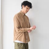 コーデュロイレギュラーカラーシャツ | coen【men】 | 詳細画像14 