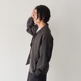 【通気性、UVカット】リラックスオータム無地シャツ | coen【men】 | 詳細画像5