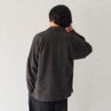 【通気性、UVカット】リラックスオータム無地シャツ | coen【men】 | 詳細画像6
