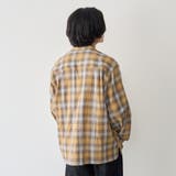 【通気性】リラックスオータムチェック長袖シャツ | coen【men】 | 詳細画像10 