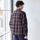 【通気性】リラックスオータムチェック長袖シャツ | coen【men】 | 詳細画像18 