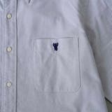 ベア刺繍 ベーシックハイカウントオックスフォード ボタンダウンシャツ | coen【men】 | 詳細画像12 