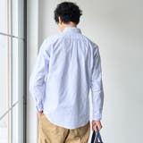 ベア刺繍 ベーシックハイカウントオックスフォード ボタンダウンシャツ | coen【men】 | 詳細画像32 