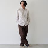 ベア刺繍 ベーシックハイカウントオックスフォード ボタンダウンシャツ | coen【men】 | 詳細画像33 