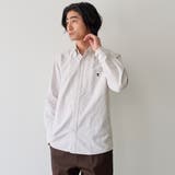 ベア刺繍 ベーシックハイカウントオックスフォード ボタンダウンシャツ | coen【men】 | 詳細画像35 
