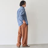 ワンポイントベア刺繍 ボタンダウンシャンブレーシャツ | coen【men】 | 詳細画像3