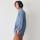 ワンポイントベア刺繍 ボタンダウンシャンブレーシャツ | coen【men】 | 詳細画像6