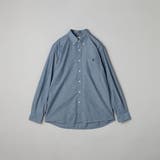 ワンポイントベア刺繍 ボタンダウンシャンブレーシャツ | coen【men】 | 詳細画像9