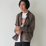 DK.BROWN | スウェードライクシャツ | coen【men】