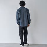 ベーシックシャンブレーワークシャツ | coen【men】 | 詳細画像4 