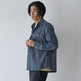 ベーシックシャンブレーワークシャツ | coen【men】 | 詳細画像6 