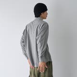 小柄チェックコットン長袖シャツ | coen【men】 | 詳細画像6 