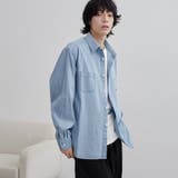 LT.BLUE | 【C.DENIMS】デニムレギュラーカラーシャツ | coen【men】