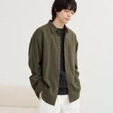 OLIVE | リネン混インドコットンシャツ | coen【men】