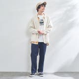 コットンレーヨンオンブレーチェックオープンカラーシャツ | coen OUTLET | 詳細画像10